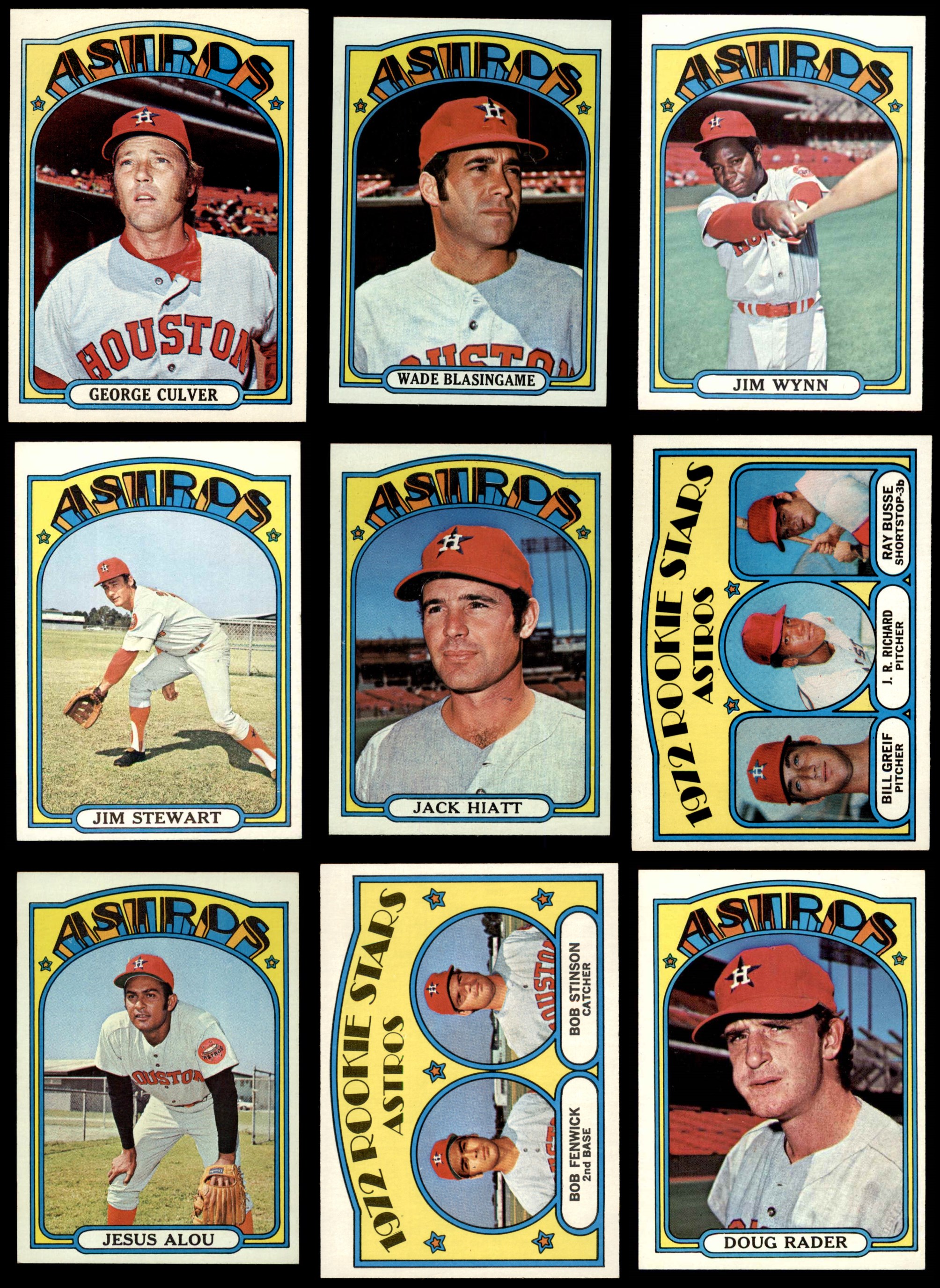 1972 Topps # 1972 Topps Houston Astros Team Set