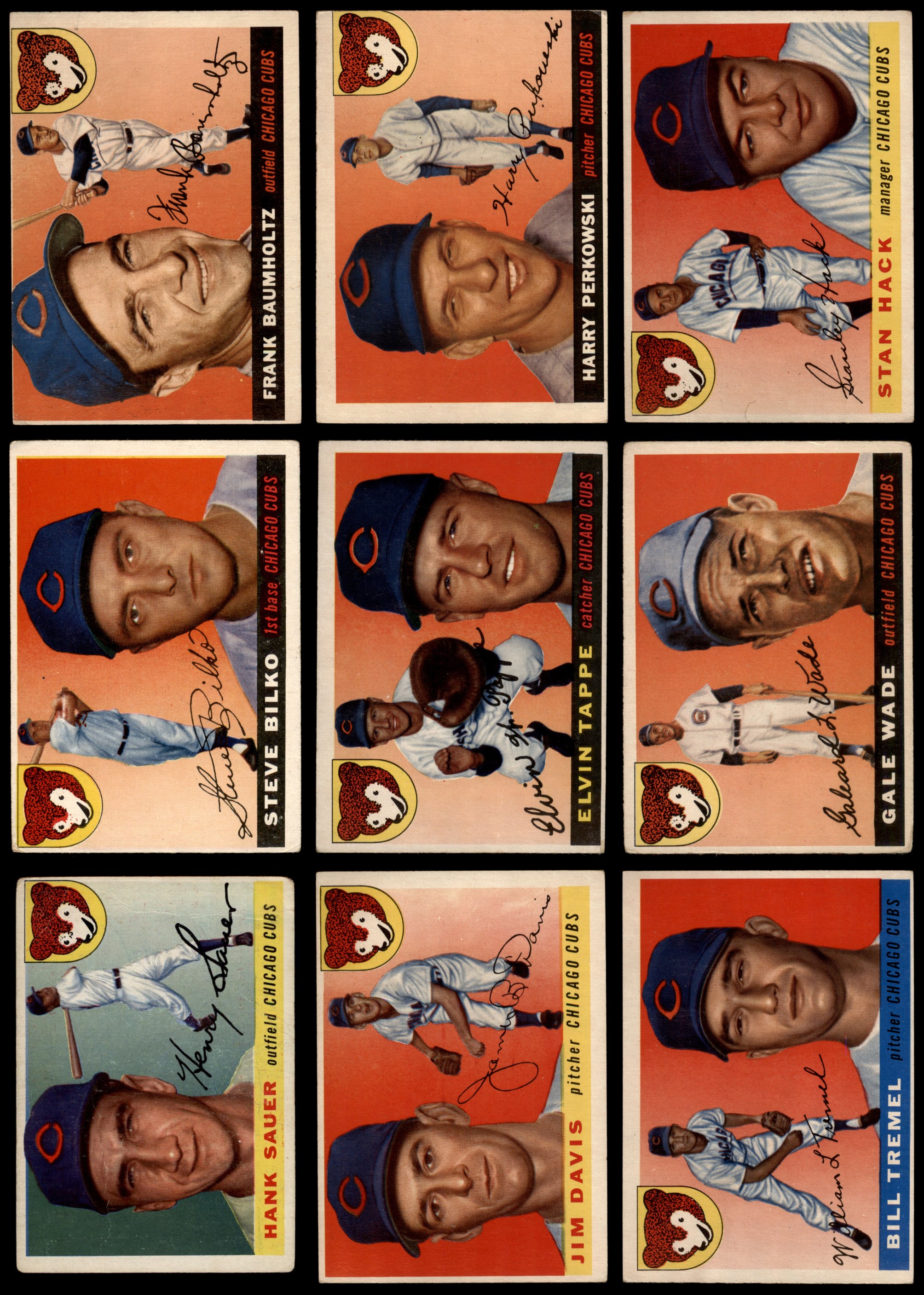 1955 Topps Chicago Cubs Near Team Set 2.5 GD+ eBay