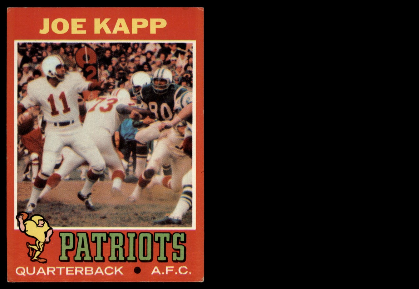 1971 Topps New England Patriots Team Set 6 - EX/MT | EBay