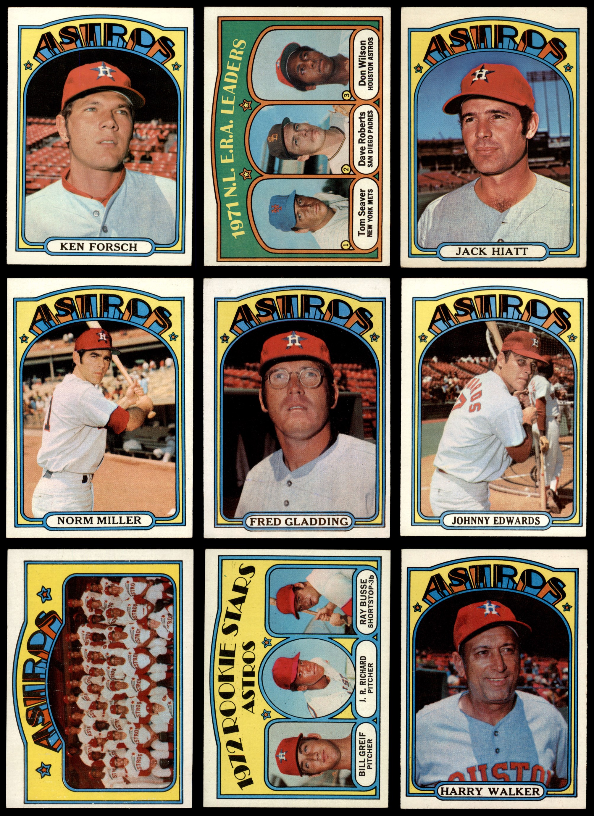 1972 Topps # 1972 Topps Houston Astros Team Set