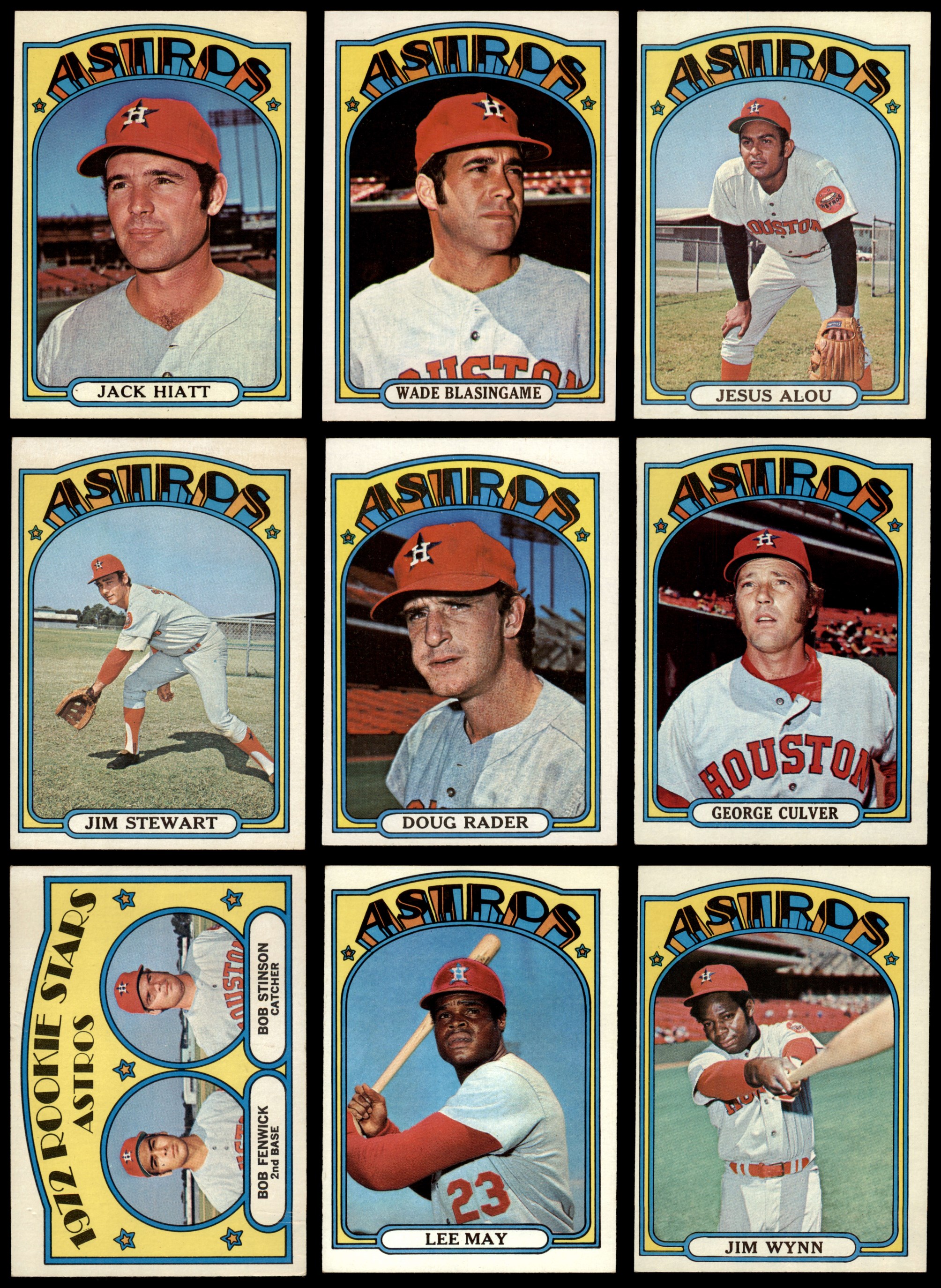 1972 Topps # 1972 Topps Houston Astros Team Set