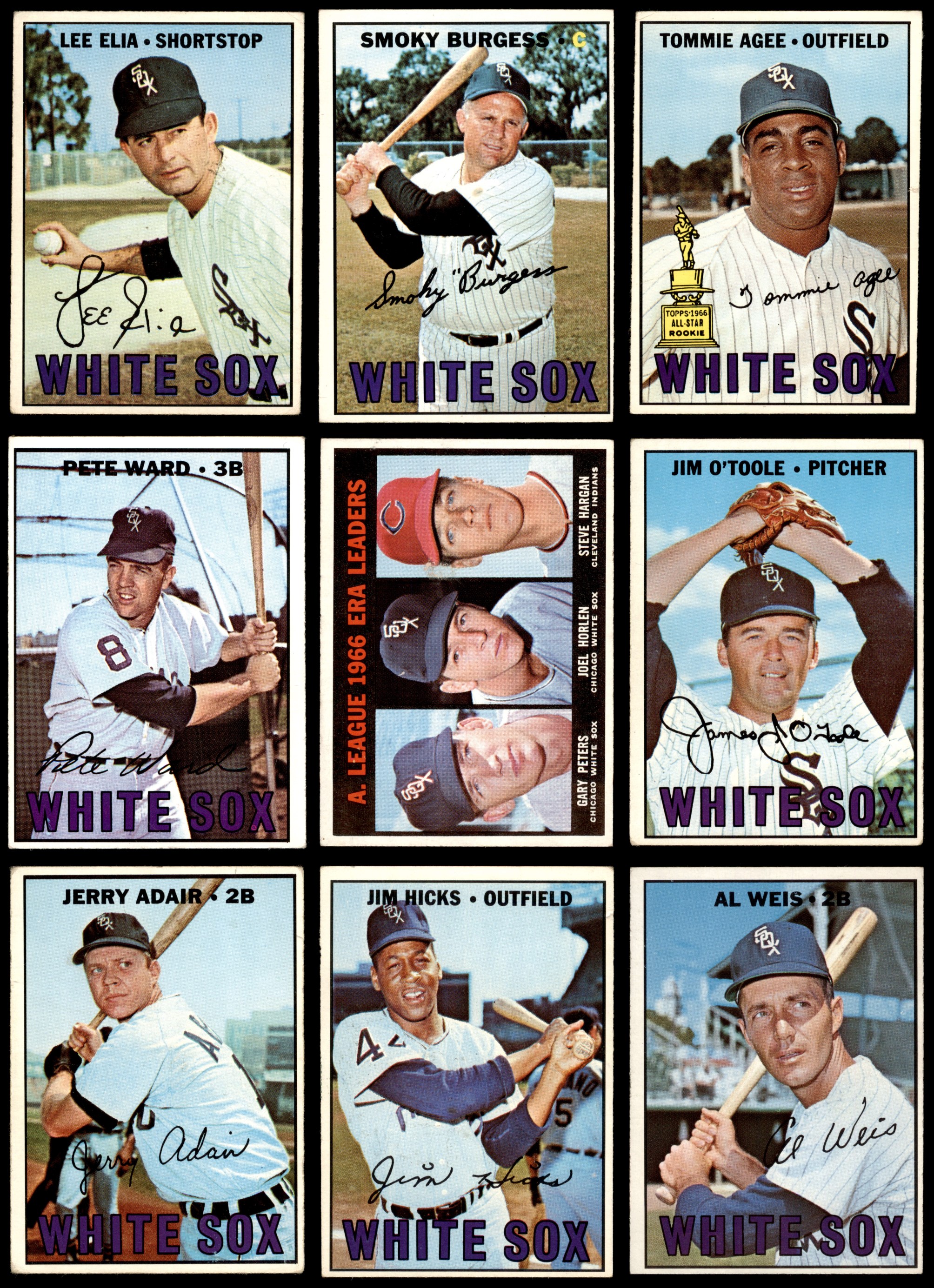 1967 Topps Chicago White Sox Near Team Set