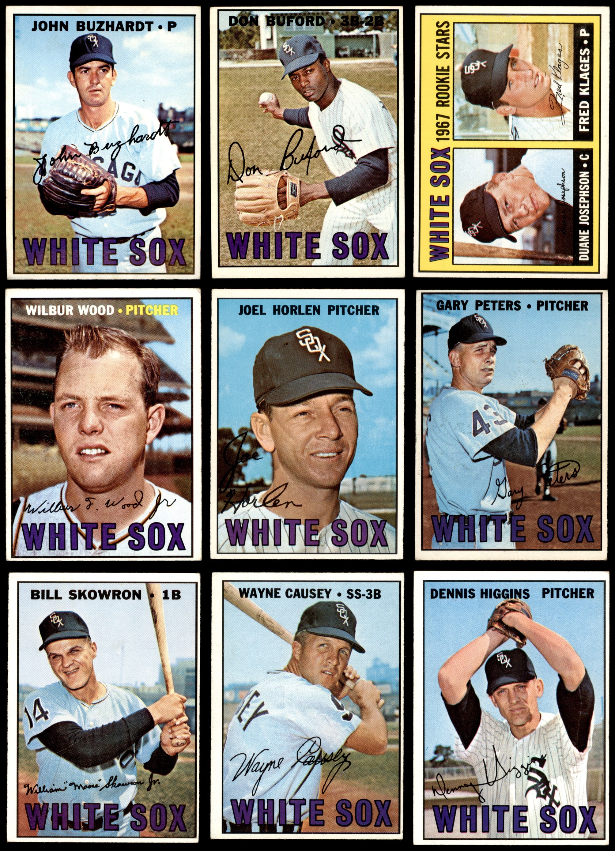 1967 Topps Chicago White Sox Near Team Set