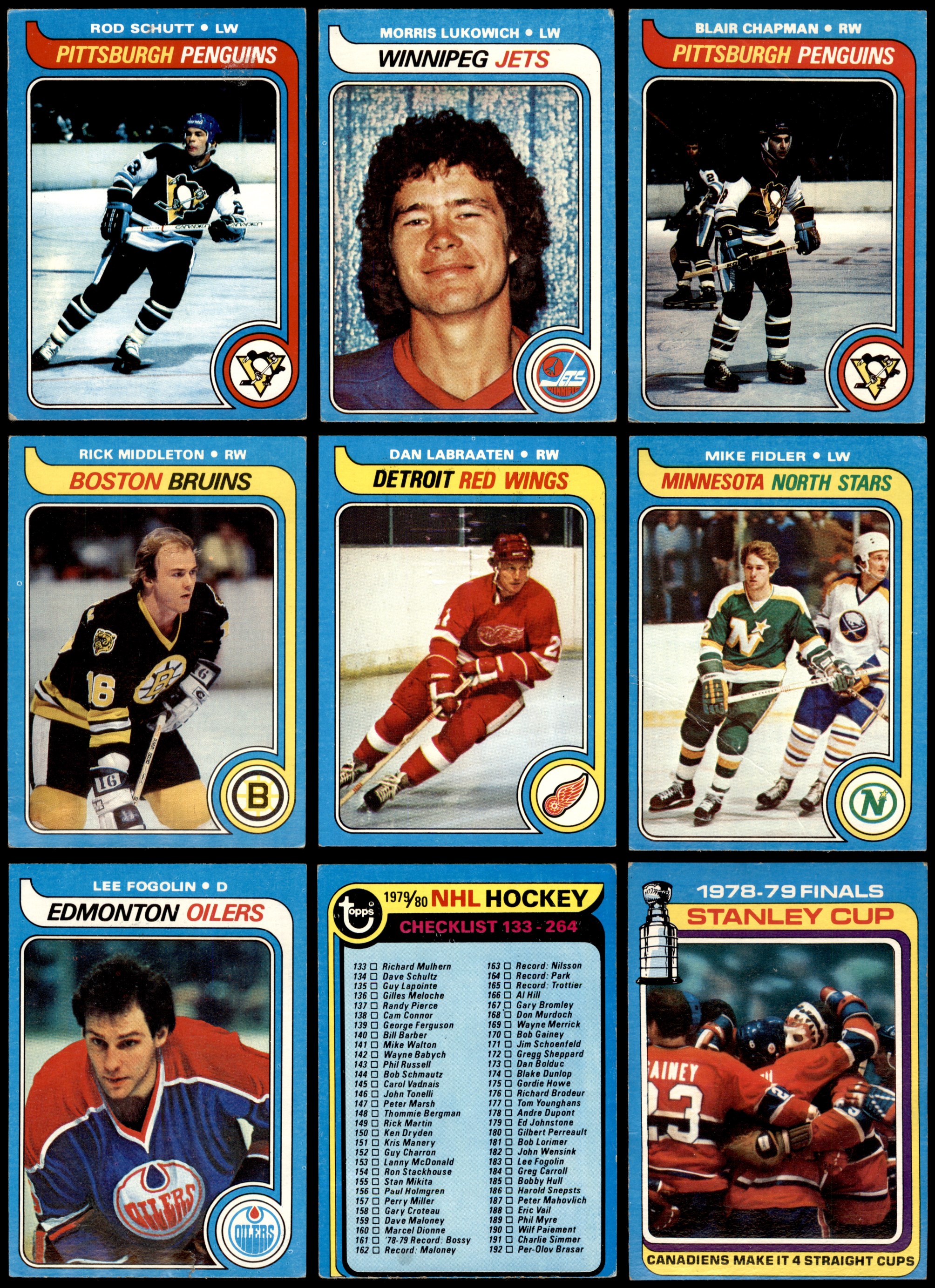 1979-80 Topps Hockey Near Complete Set 4.5 - VG/EX+ 6654753 (176 / 264 cards) - Afbeelding 8 van 10