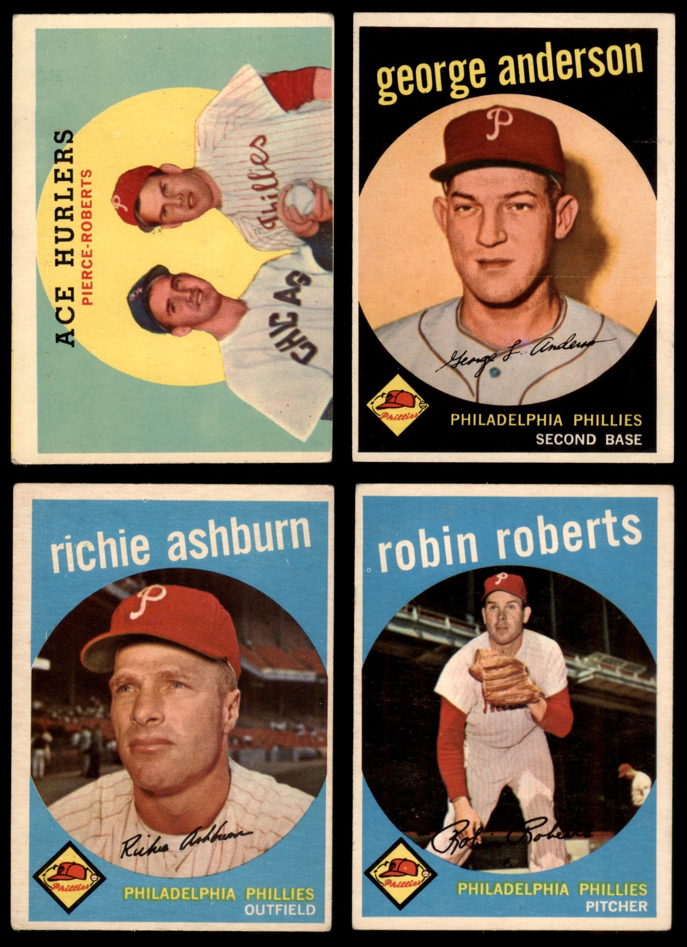 1959 Topps Philadelphia Phillies Team Set 2 - GOOD 6688436