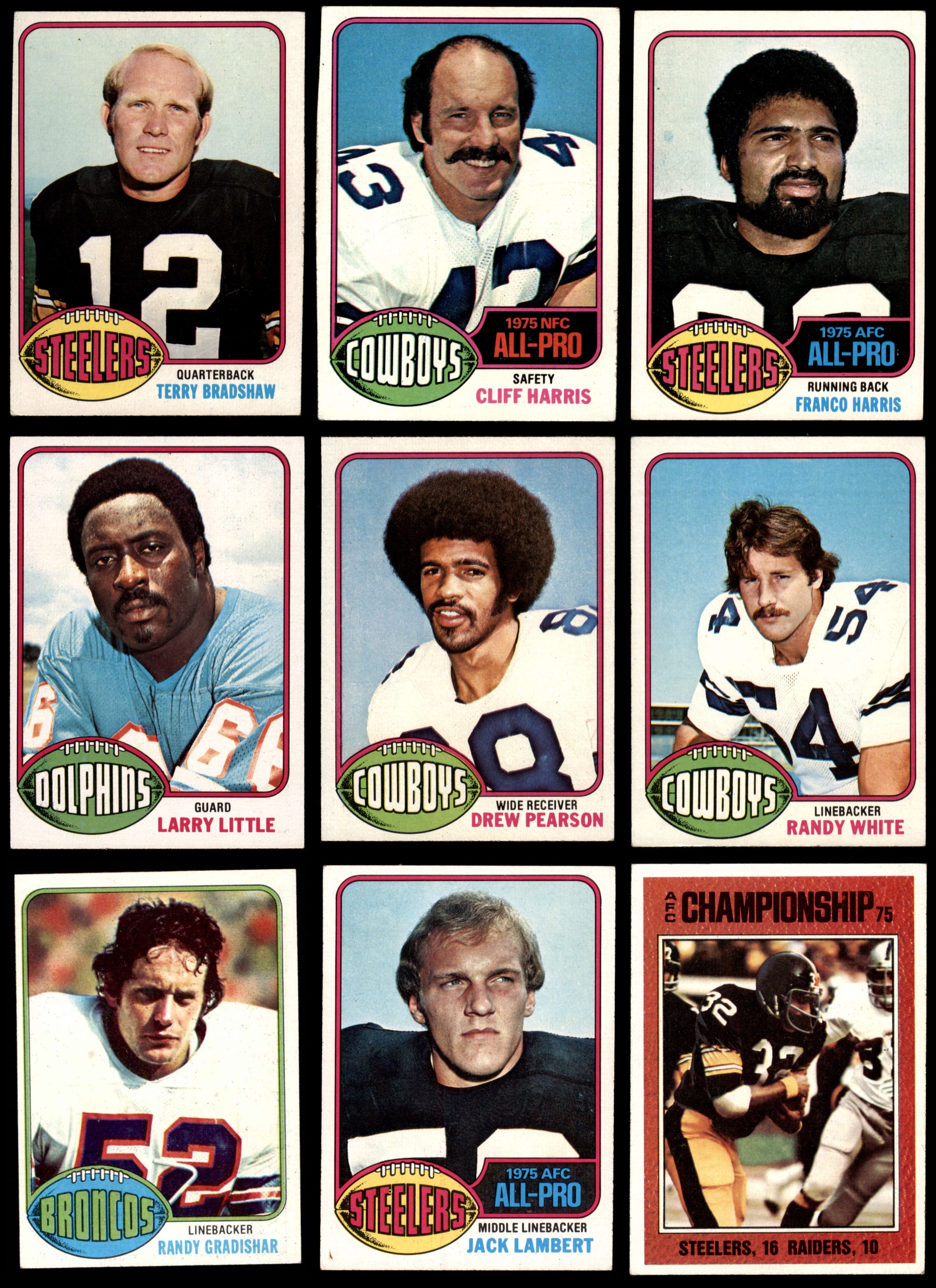 1976 Topps Football Almost Complete Set 3.5 - VG+ 6846120 (488 / 528 cards)