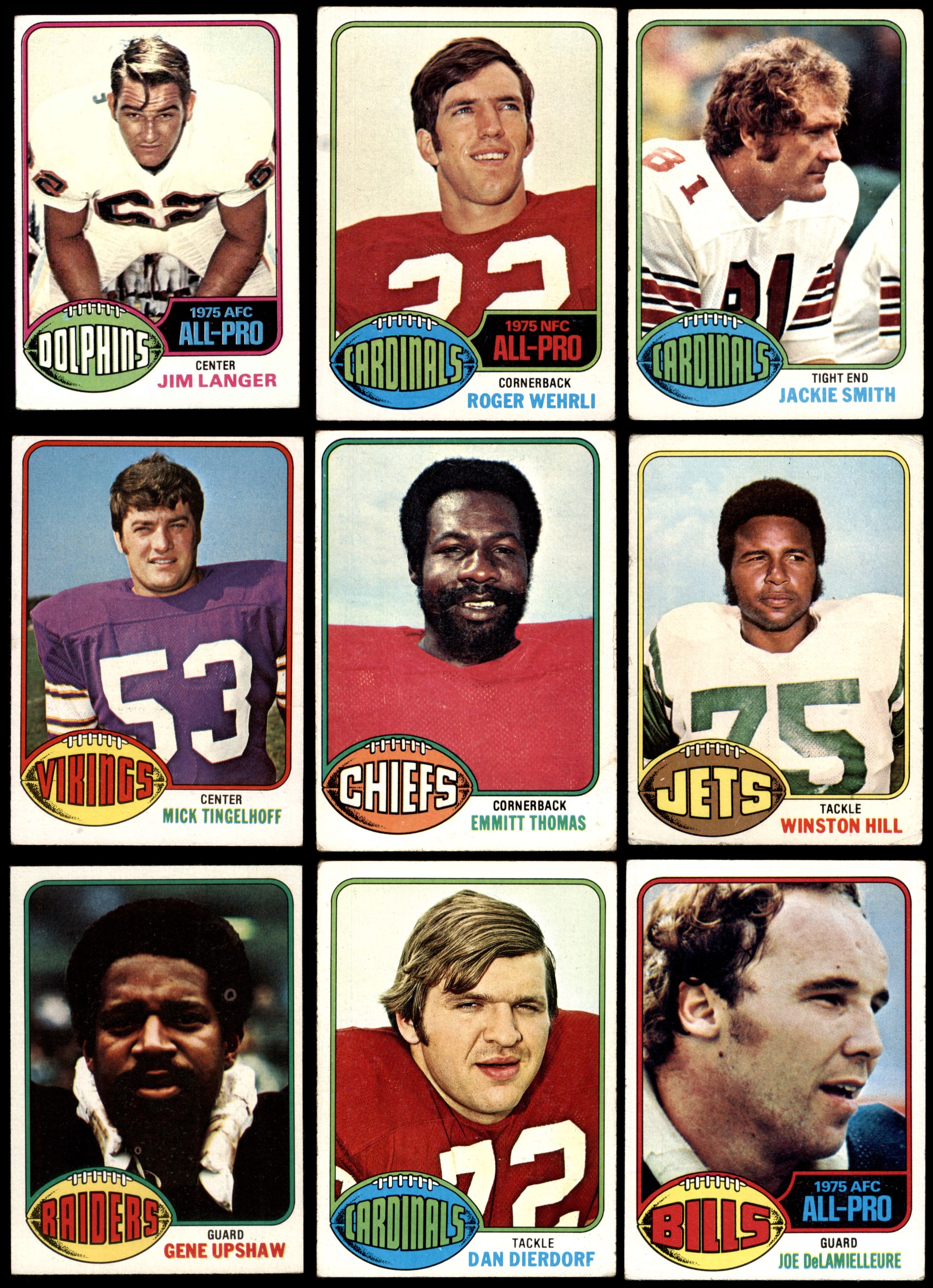 1976 Topps Football Almost Complete Set 3.5 - VG+ 6846120 (488 / 528 cards)