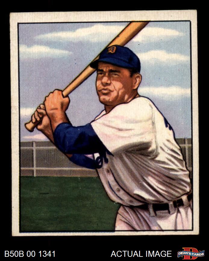 1950 Bowman #211 Charlie Keller Tigers 5 - EX - Picture 2 of 5