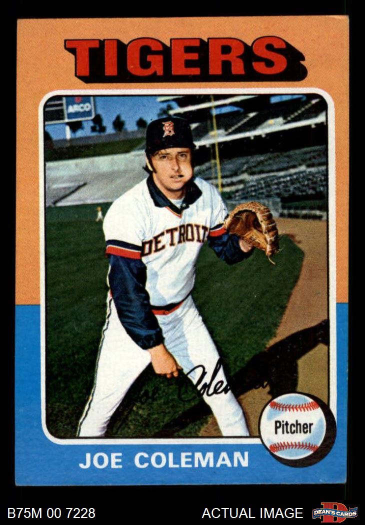 1975 Topps Mini #42 Joe Coleman Tigers Card VG-EX Condition