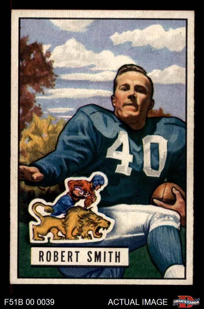 1951 Bowman #101 J Robert Smith Lions Tulsa / Iowa 5 - EX - Picture 2 of 17