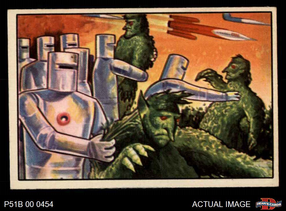 1951 Bowman Jets Rockets and Spacemen #88 Strange Battle 4 - VG/EX - Picture 2 of 5