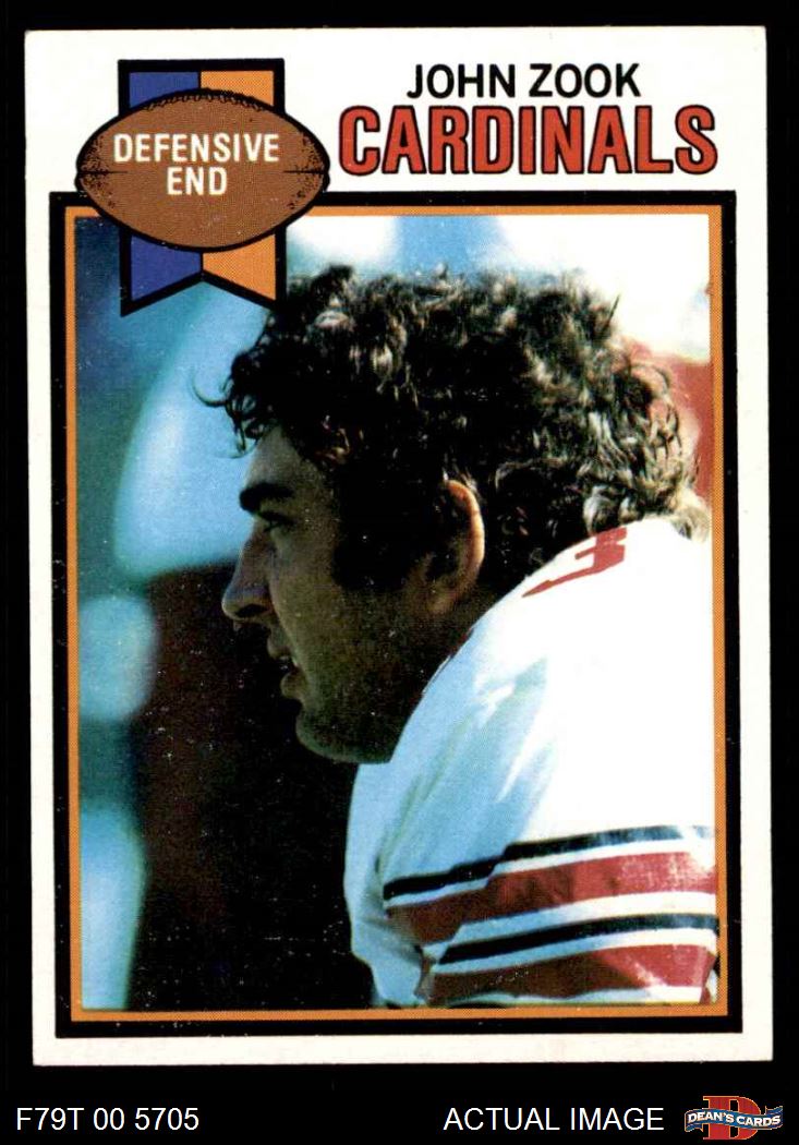 1979 Topps #517 John Zook Cardinals-FB 6 - EX/MT