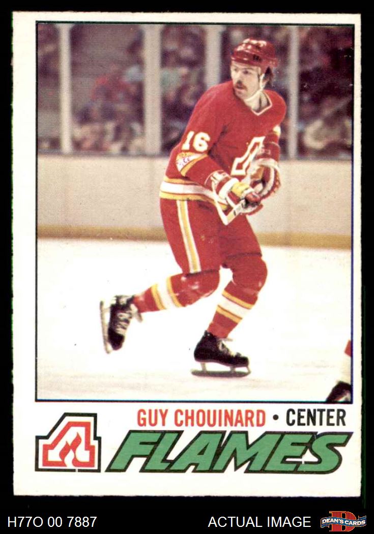 1977 O-Pee-Chee #237 Guy Chouinard Flames 5 - EX - Picture 4 of 5