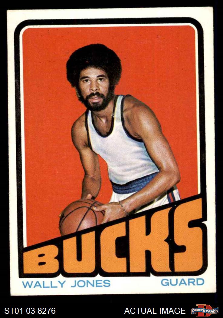 1972 Topps #78 Wally Jones  Bucks Villanova 5 - EX