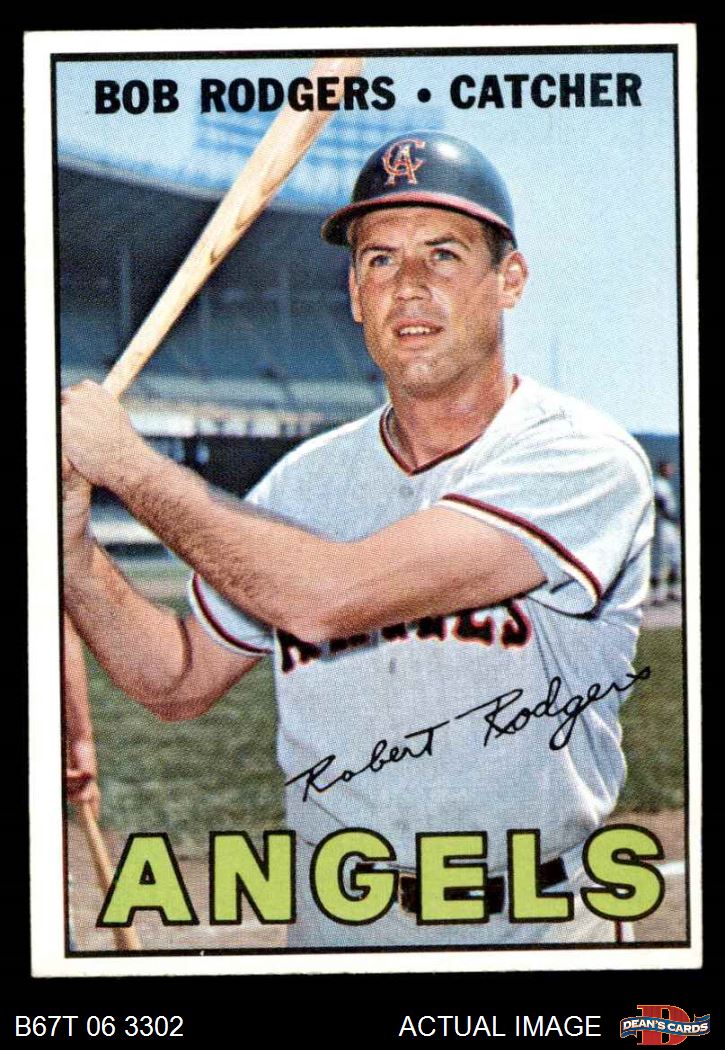 1967 Topps #281 Buck Rodgers Angels 5 - EX