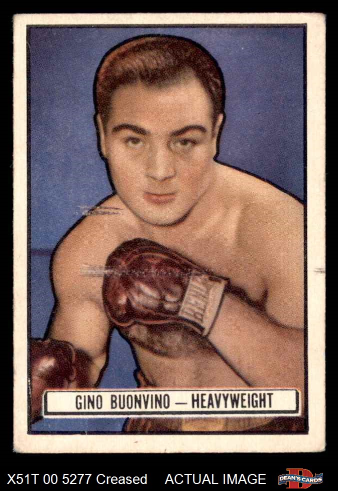 1951 Topps Ringside #7 Gino Buonvino 3 - VG - Picture 2 of 9