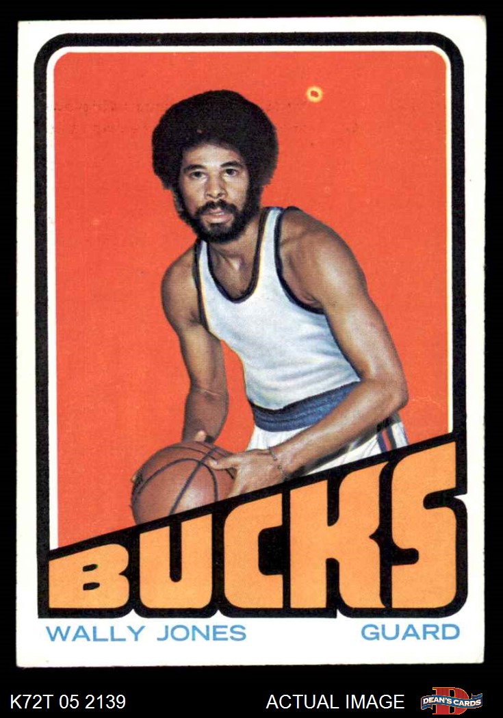 1972 Topps #78 Wally Jones  Bucks Villanova 5 - EX