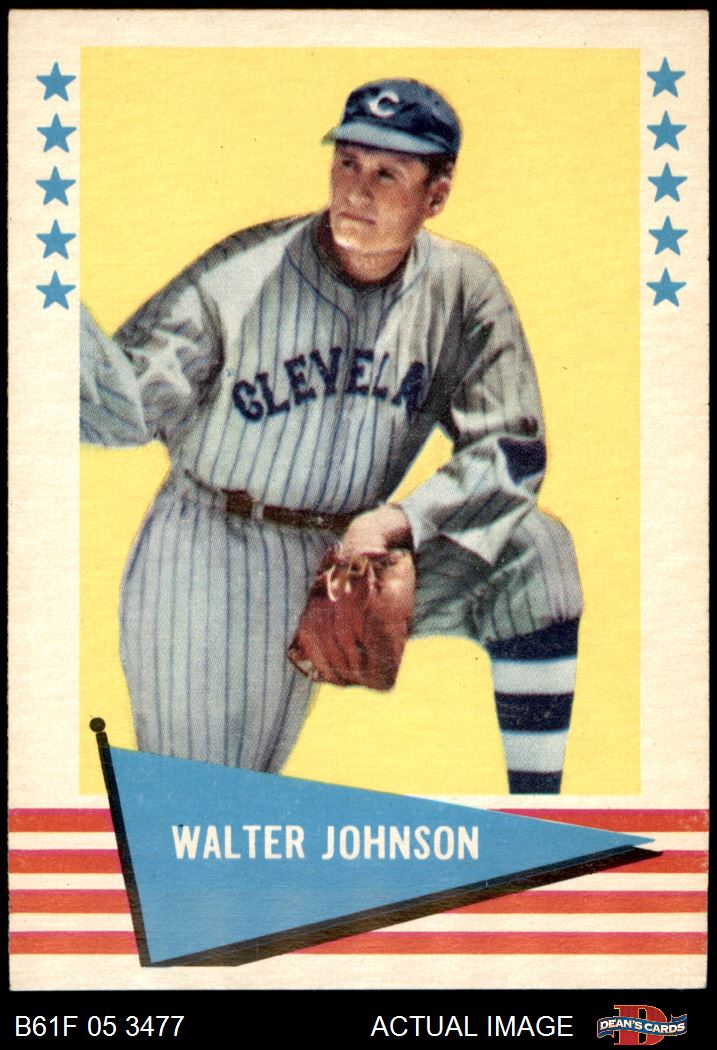 1961 Fleer #49 Walter Johnson Senators HOF 7.5 - NM+ - Picture 2 of 5