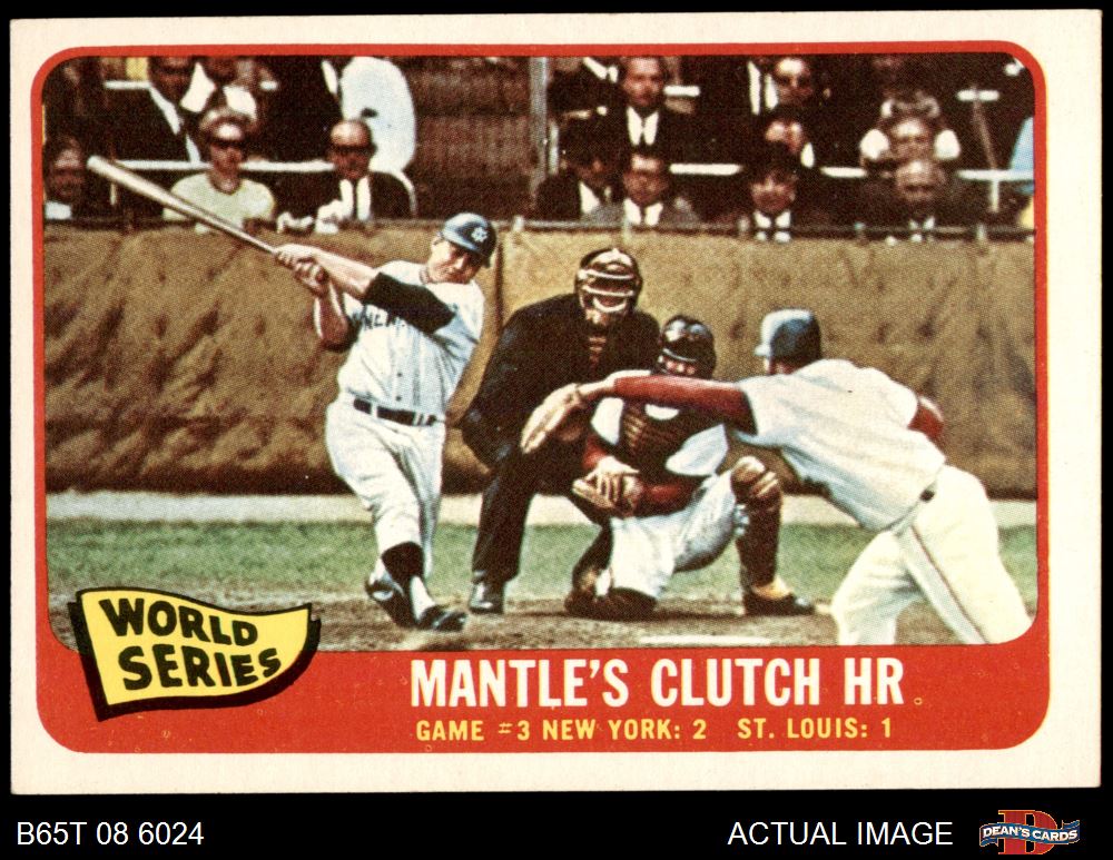 1965 Topps shops Mickey Mantle