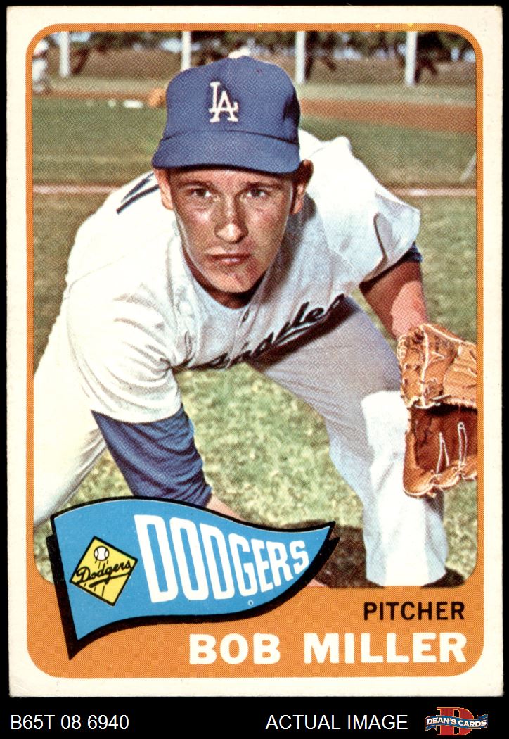 1965 Topps #98 Bob Miller Dodgers 7.5 - NM+