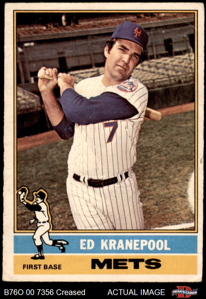 1976 O-Pee-Chee #314 Ed Kranepool Mets 3 - VG