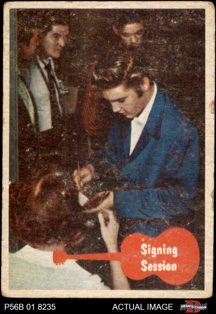 1956 Elvis Presley #18 Signing Session 2 - GOOD