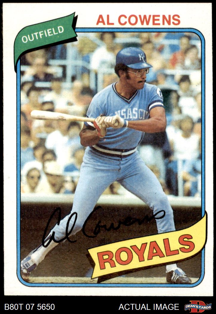 1980 Topps #330 Al Cowens Royals 8 - NM/MT