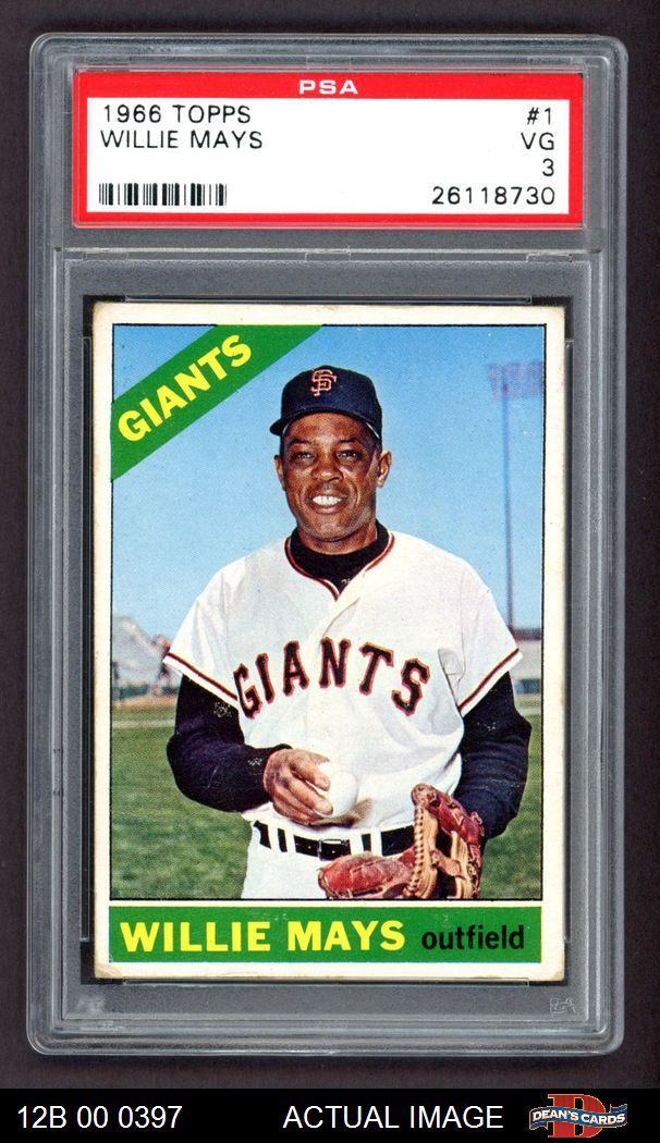 Willie Mays Topps card newest