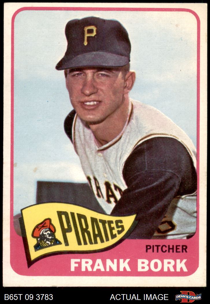 1965 Topps #592 Frank Bork Pirates SHORT-PRINT mode 6 - EX/MT