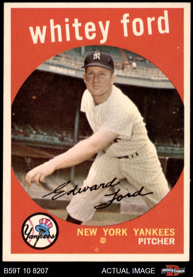 1959 HOF Topps Vintage #430 Whitey Ford New York Yankees good (EXMT)