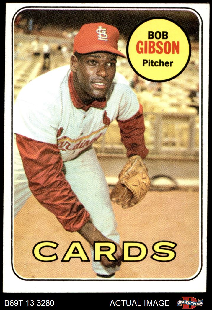 1969 sold Topps Bob Gibson PSA 6