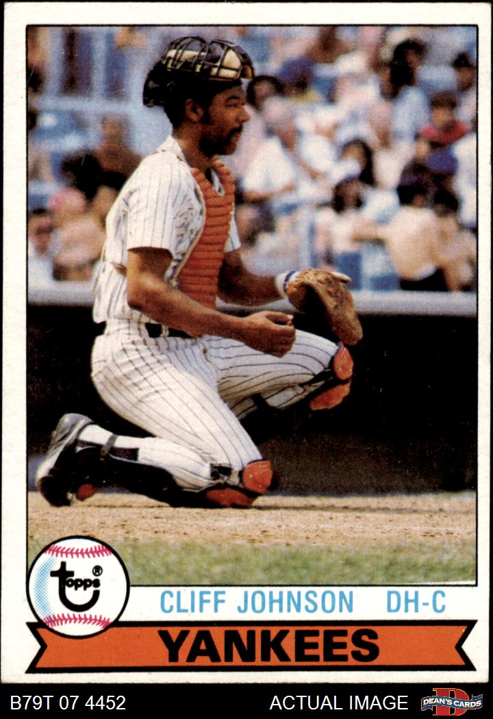 1979 Topps #114 Cliff Johnson Yankees 6 - EX/MT