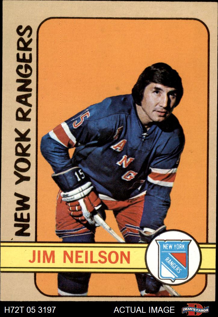 1972 Topps #66 Jim Neilson Rangers-Hockey 5 - EX - Picture 6 of 9