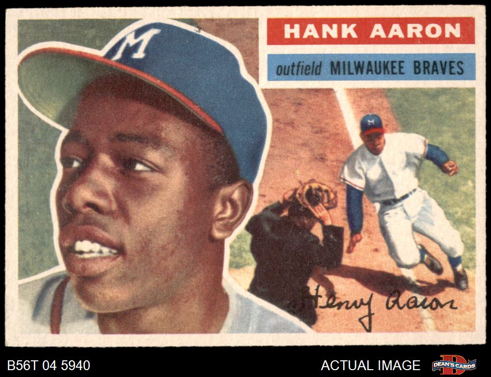 1956 Topps Hank Aaron cheapest #31 - Poor