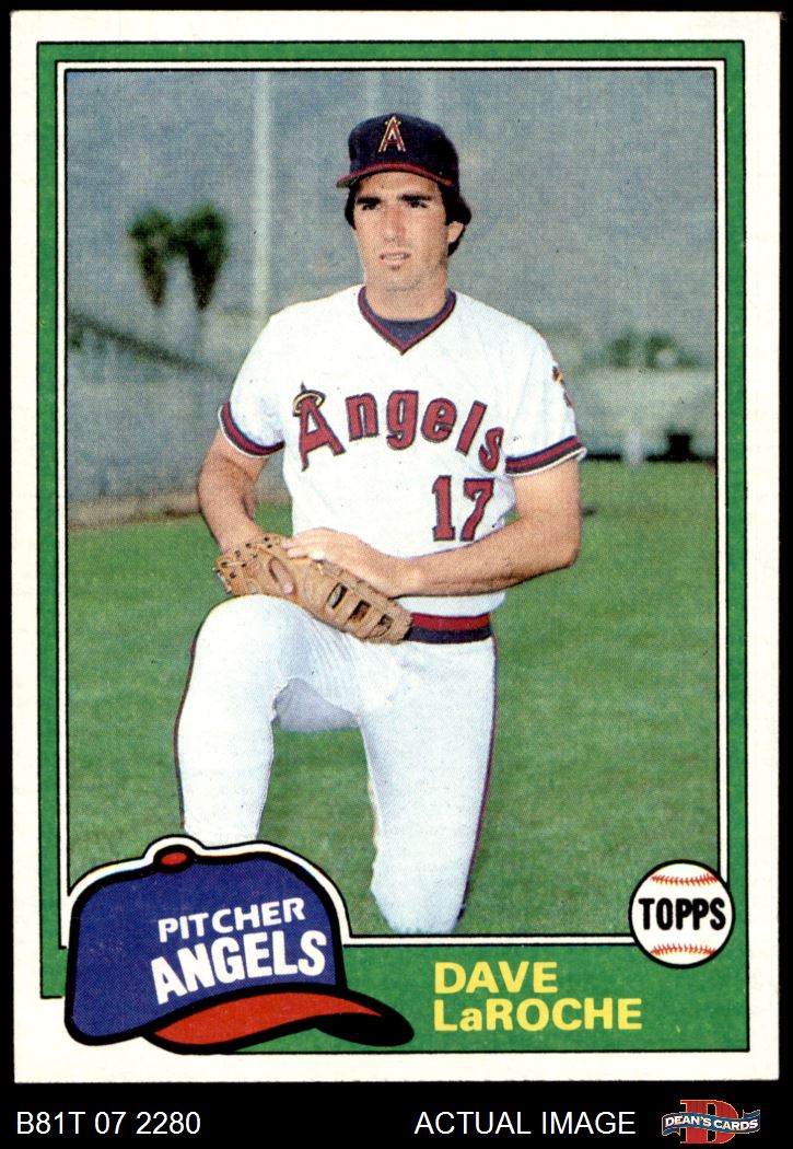 1981 Topps #529 Dave LaRoche Angels 8 - NM/MT