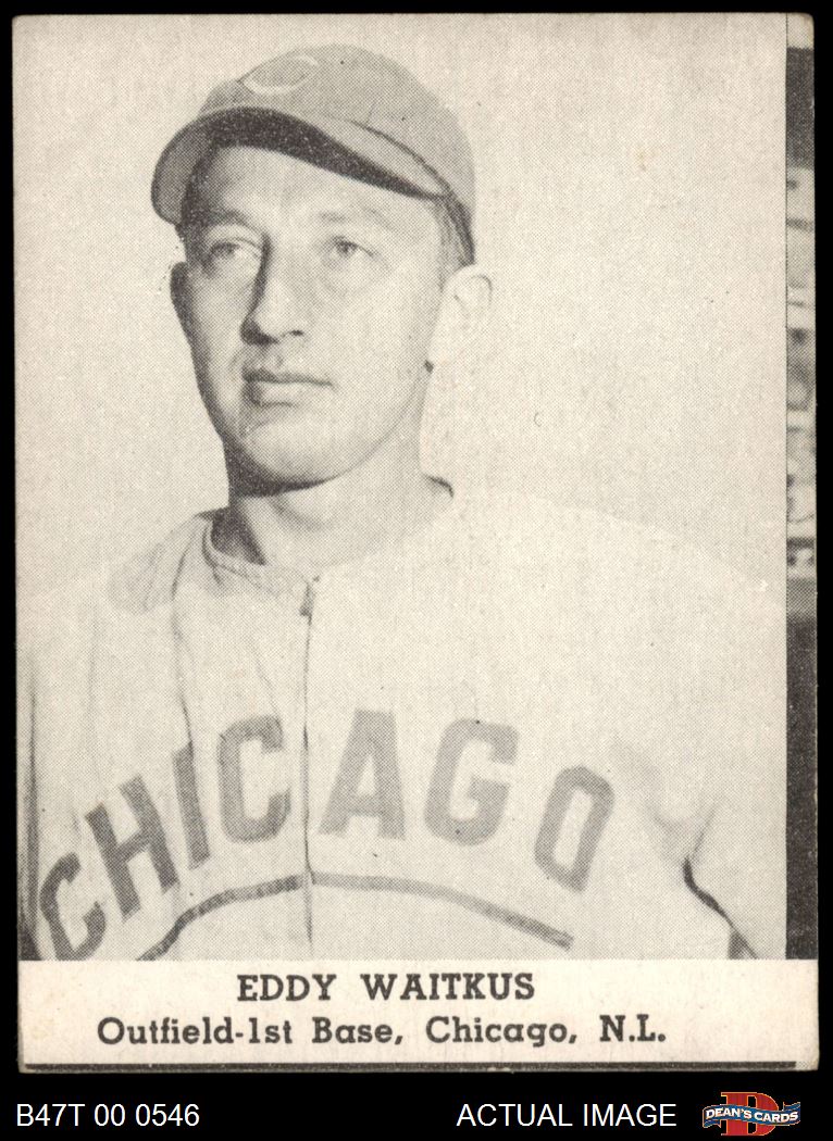 1947 Tip Top Bread Eddie Waitkus Cubs 5 - EX