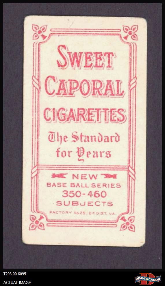 1909 T206 Cy Seymour Portrait Giants VARIATION 2 - GOOD - Picture 3 of 3