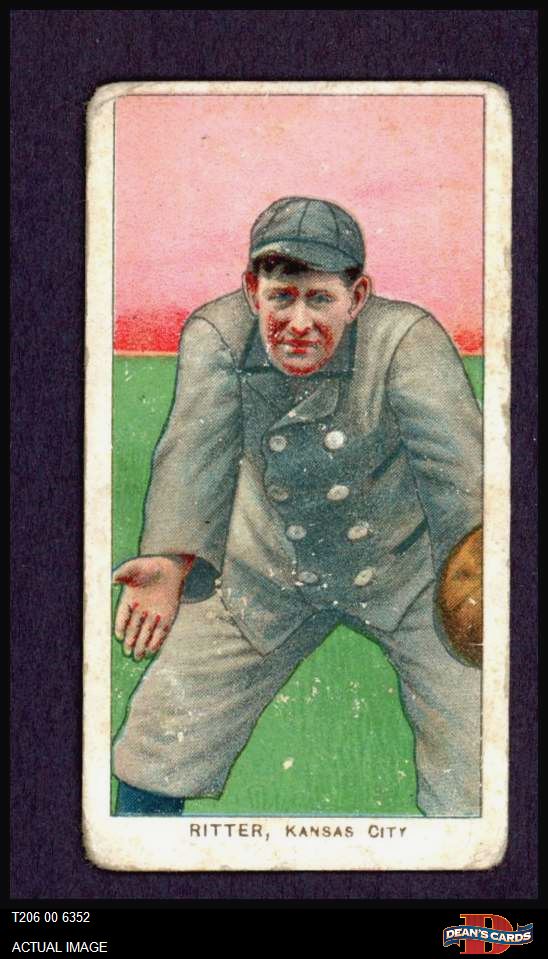 1909 T206 Lou Ritter American Association - Kansas City 1.5 - FAIR