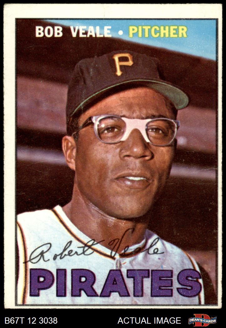 1967 Topps #335 Bob Veale Pirates 1.5 - FAIR