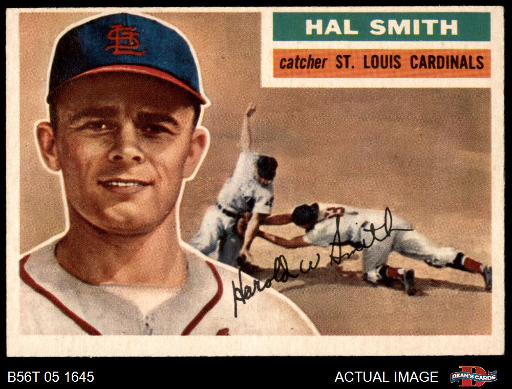 1956 Topps #283 Hal R. Smith Cardinals 6 - EX/MT