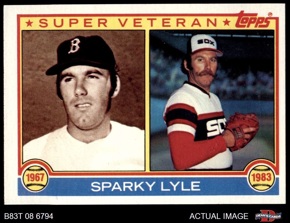 1983 Topps #694 Sparky Lyle Super Veteran White Sox 7 - NM