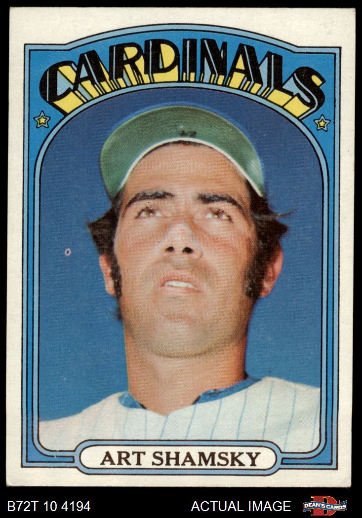 1972 Topps #353 Art Shamsky Cardinals 5.5 - EX+