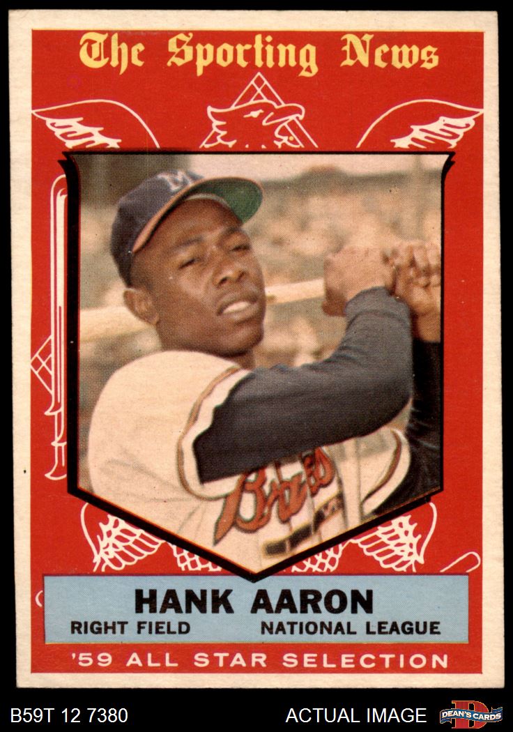 1959 Hank Aaron Baseball outlet Card