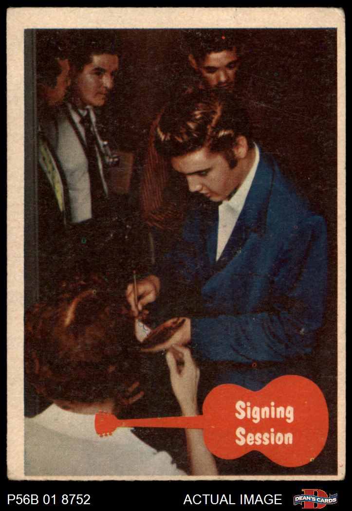 1956 Elvis Presley #18 Signing Session 2 - GOOD