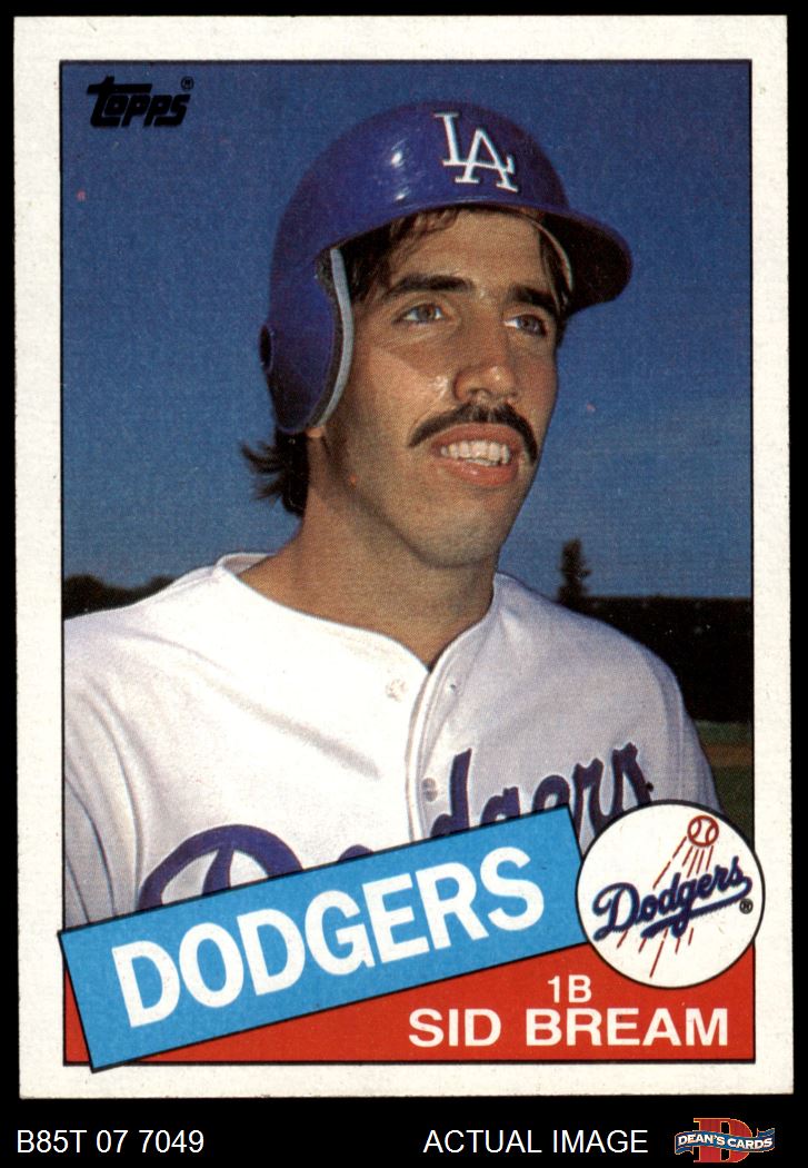 1985 Topps #253 Sid Bream Dodgers RC 8 - NM/MT