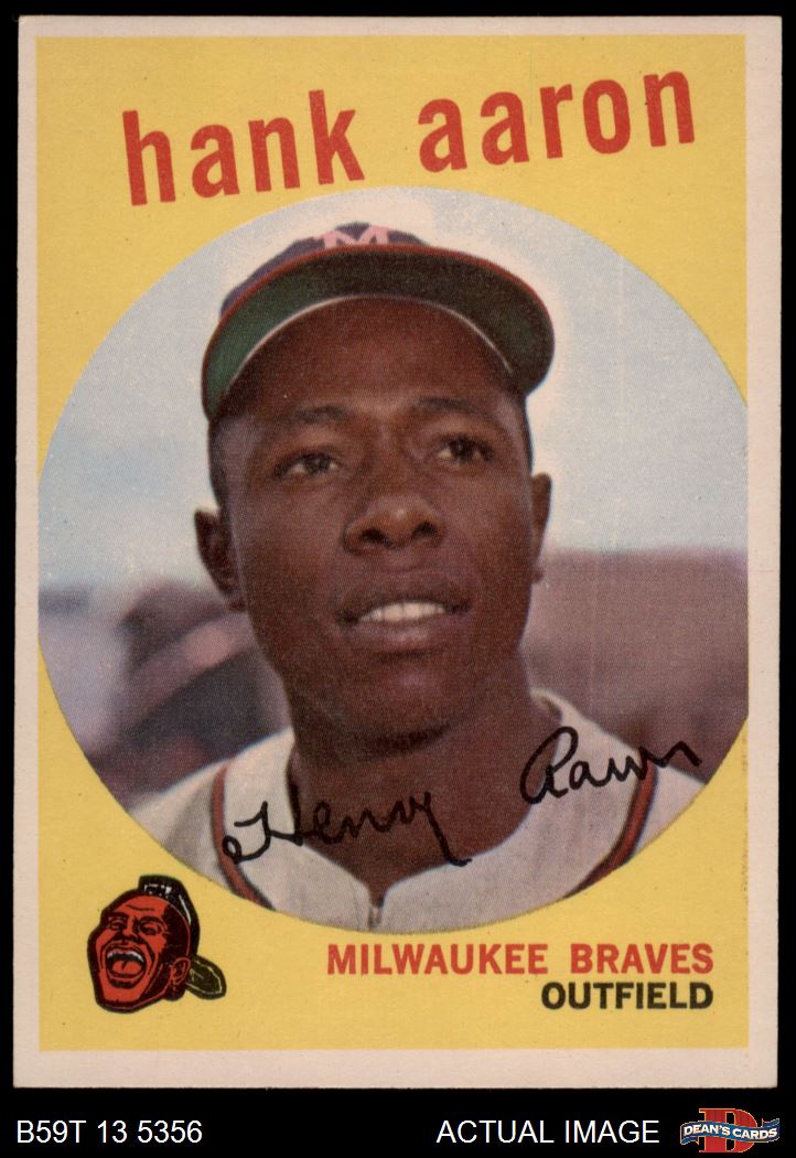 1959 1960 Hank outlet Aaron Topps Cards