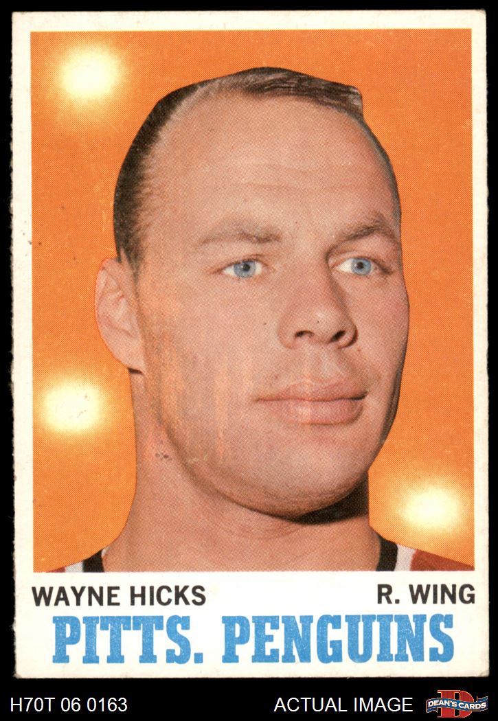 1970 Topps #95 Wayne Hicks Penguins 4 - VG/EX