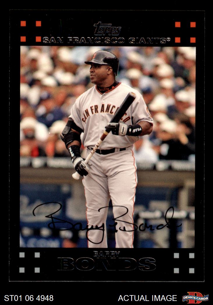 2007 Topps #661 Barry Bonds Giants 8 - NM/MT