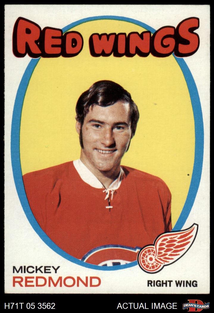 1971 Topps #102 Mickey Redmond Red Wings RC 5 - EX