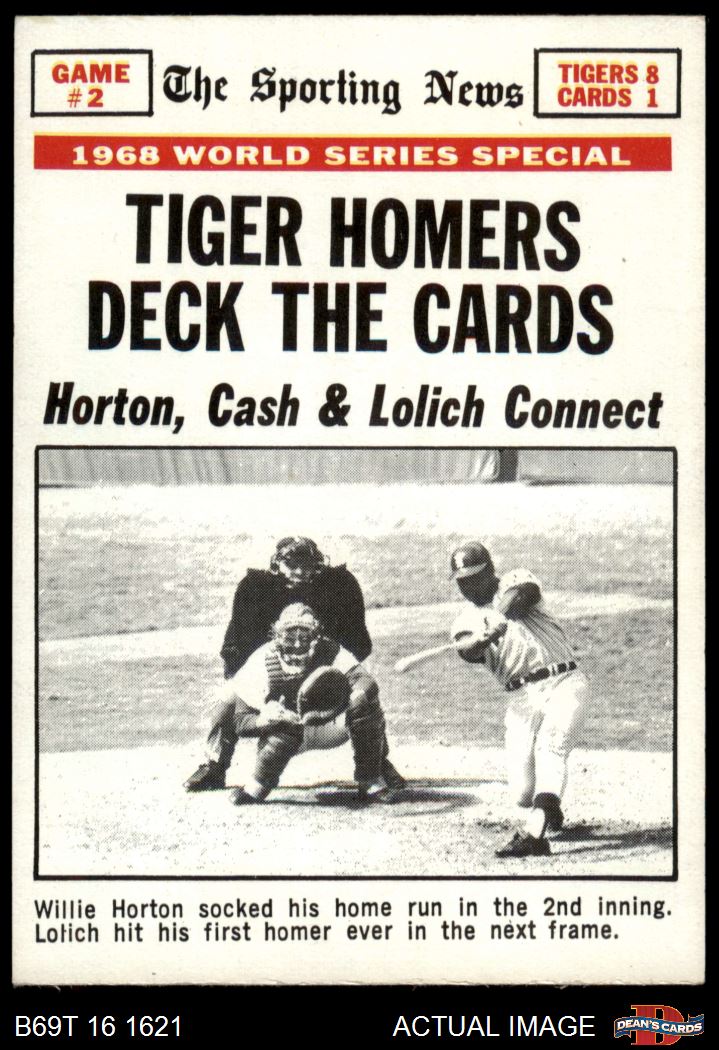 1969 Topps #163 Willie Horton 5 - EX - Picture 6 of 25